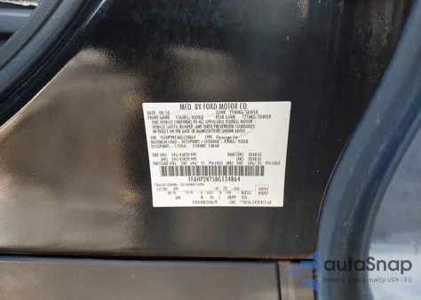 2011 Ford Taurus Sho from USA, damaged, VIN 1FAHP2KT5BG124864
